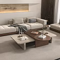 Middle Ancient Style Coffee Table 3d model