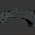 Durable Metal Hardware Tool Part With Precision Holes And Sturdy Bracket Design
