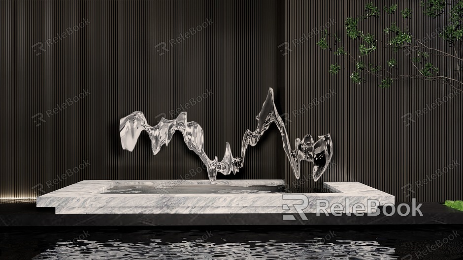 Modern City Sculpture Abstract Figure Sculpture Sculpture Sculpture Ornaments Municipal Sculpture Axis Sculpture model