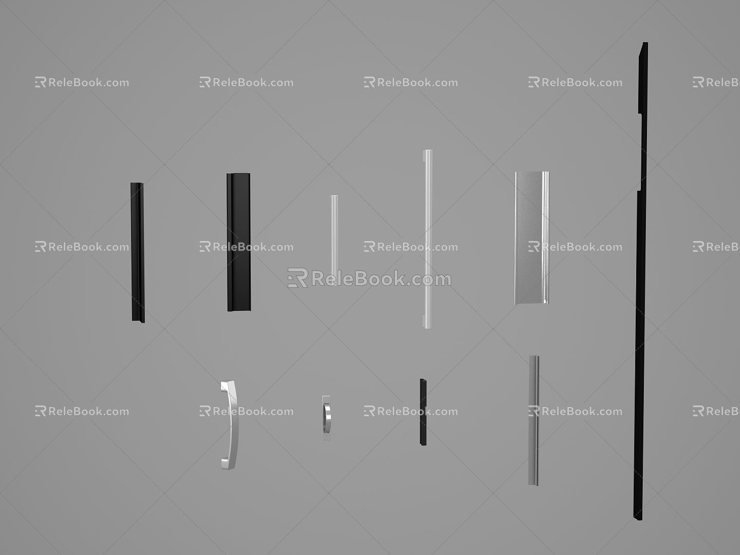 Classical handle 3d model