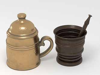 Modern Cup Ancient Cup 3d model