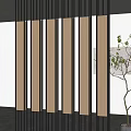 Entrance Screen Partition Screen Metal Partition Hollow Entrance Partition New Chinese Style Screen Partition 3d model