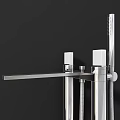 Modern Chrome Faucet with Dual Handles and Sleek Design for Bathroom Vanity Sink