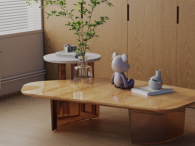 Modern coffee table model