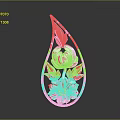 Elegant Silver Brooch With Floral And Leaf Patterns For Clothing Decoration Accessory