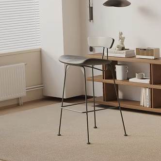 Modern Bar Chair 3d model