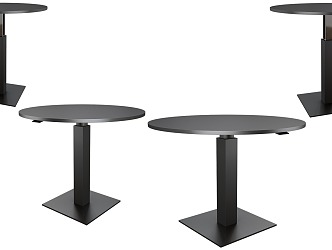 Round Bar Coffee Bar Cafe Bar Outdoor Bar Stainless Steel Bar Negotiation Table 3d model