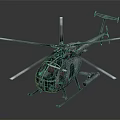 Modern Helicopter With Main Rotors Tail Rotor Cockpit Windows And Fuselage Design