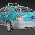 Hyundai Volkswagen Lavida Jinan Rental Workers Pioneer Car 3d model