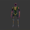 Modern robot patrol robot security robot security robot automatic cruise robot 3d model