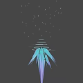 Shooting effect 3d model