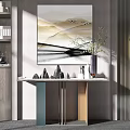 Light Luxury End View Platform Entrance Platform End View Platform 3d model