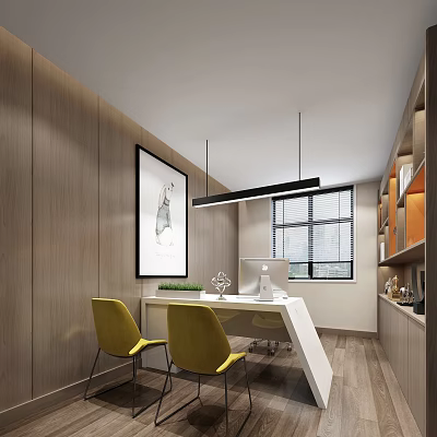 Modern Office Director's Office 3d model