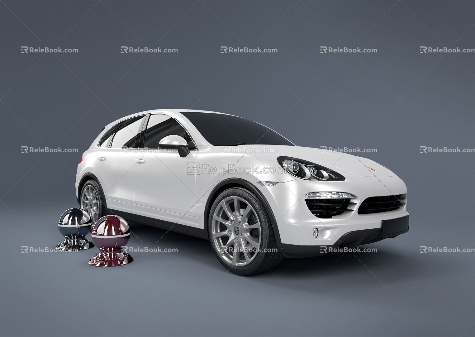 Porsche Cars Hyundai Cars 3d model