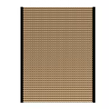 Brown Woven Texture Wall Surface With Black Border Modern Interior Decor 3d model