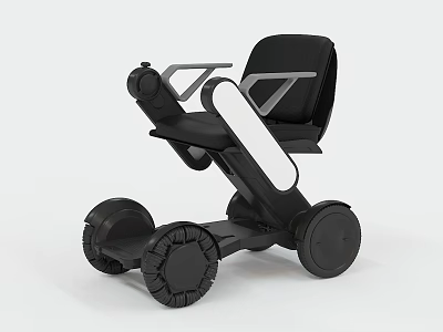 modern electric wheelchair 3d model