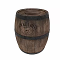 Jack Daniel's Wooden Barrel Decorative Hanging Ornament For Bar Home Decor