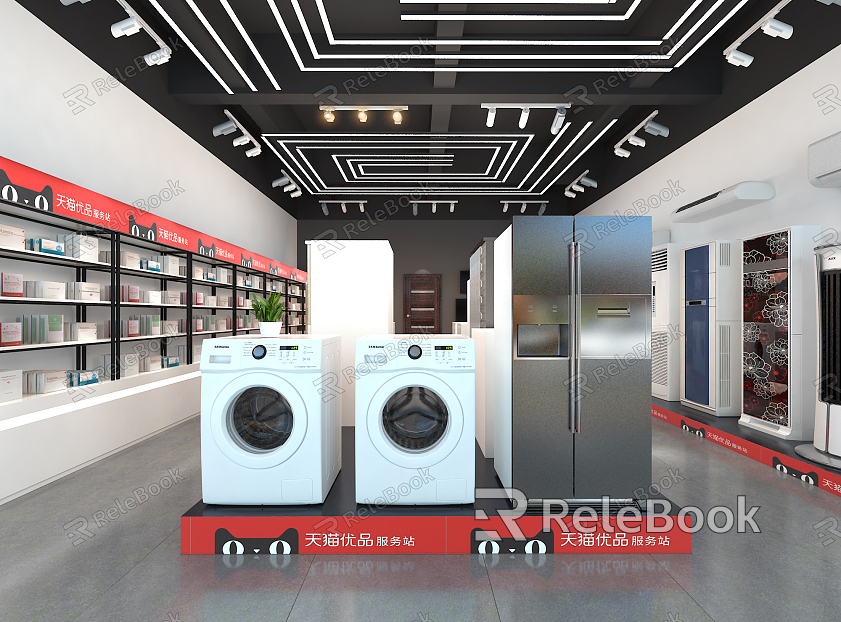 Modern specialty store electrical appliance store Tmall store home appliance model