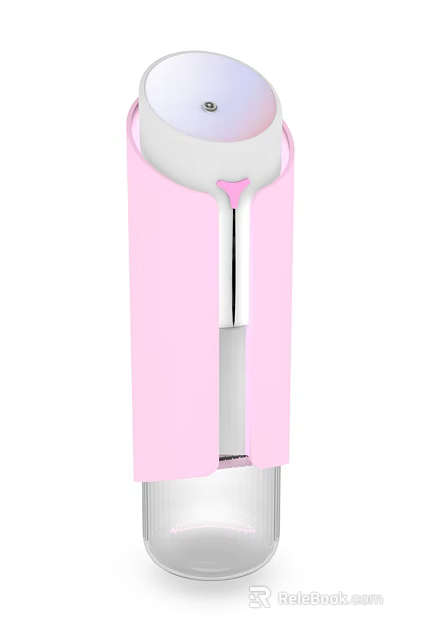 Pink Garment Steamer Daily Electrical Appliance For Home Use With Modern Design 3d model 