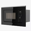 Black Built In Electrolux Microwave With Digital Control Panel And