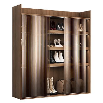 Modern shoe cabinet 3d model