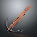 Crossbow Mechanical Crossbow Shift Bow and Arrow Shoot Far Equipment Weapons High-tech Crossbow 3d model