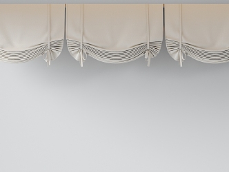 curtain gauze curtain 3d model