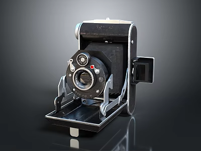 Vintage Computer Device Featuring Classic Design And Retro Technological Components 3d model
