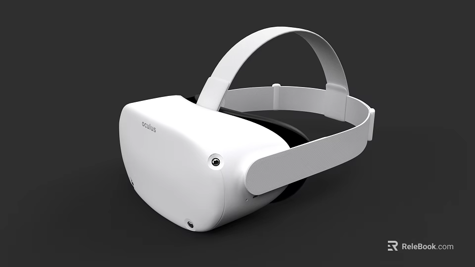 Smart Machine VR Headset with Comfortable Design High Definition Display and Immersive Experience 3d model 