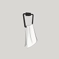 Modern Bathroom Accessories Black Wall Mounted Towel Holder With White Towel