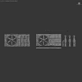 Heavy Duty Industrial Equipment with Large Rotating Fan Cylindrical Pipes and Metal Structure