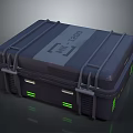 Toolbox tin box iron box plastic box container realistic 3d model