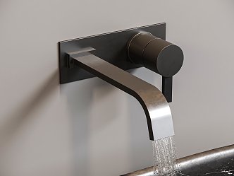 Modern faucet minimalist faucet 3d model