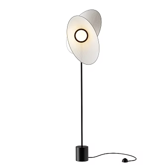 Maytoni modern floor lamp minimalist floor lamp artistic floor lamp fabric floor lamp 3d model