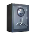 Safe Metal Box Password Box Storage Box 3d model