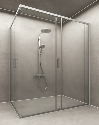 Modern shower room 3d model