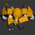 Mech Warrior Mech Soldier Machine Battlearm Mechanical Battlearm Machine Fighter Robot 3d model