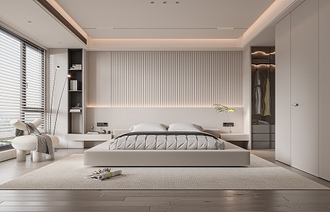 Modern Bedroom 3d model