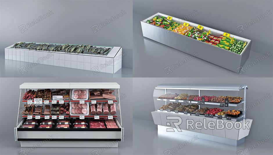 Modern Freezer Supermarket Freezer Freezer model