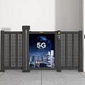 5G Equipped Public Facility Smart Gate With Intelligent Access Control And Urban Display Screen