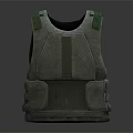 Green Tactical Vest Military Style Nylon Outdoor Protective Clothing With Multiple Pockets And Adjustable Straps