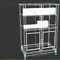 Gray Bookcase With Upper Glass Doors And Lower Wooden Doors Holding Books