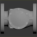 KITZ 10K 555 Cast Iron Industrial Valve With Flange Connections And Bolts