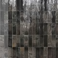 Gray And Black Ceramic Wall Tiles Components For Modern Interior Design With Textured Finish