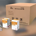 Medical Supplies Packaging Carton Box With Glass Vial And Product Boxes