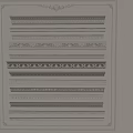Elegant Gypsum Cornice With Intricate Patterns And Various Styles For Home Interior Decoration