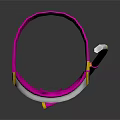 Pink Snorkel Mask And Yellow Tube Underwater Swimming Gear Set