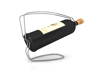 Modern wine decorations 3d model Modern wine decorations 3d model