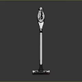 Cordless Handheld Vacuum Cleaner With Modern White Design Lightweight And Powerful Suction
