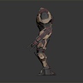 Mecha Warrior Mecha Soldier Machine Armor Mechanical Armor 3d model